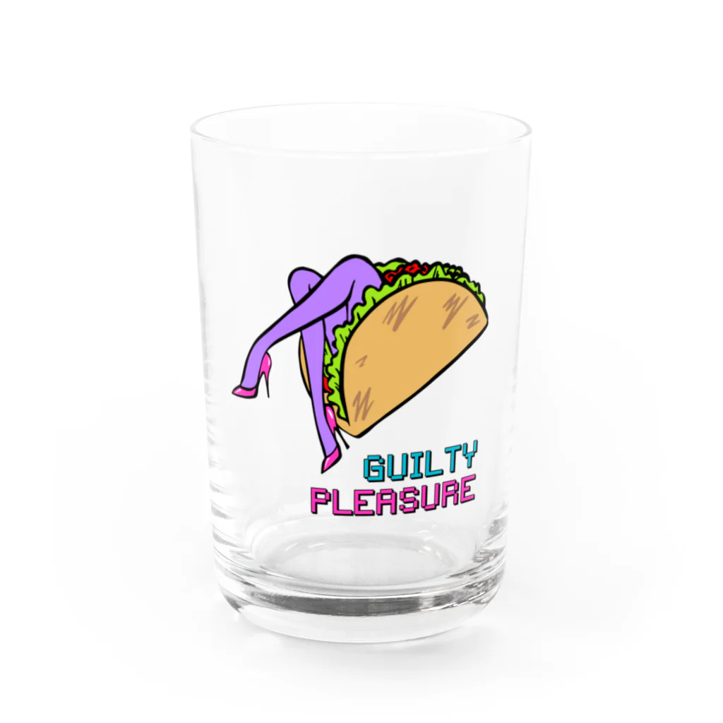 Mieko_Kawasakiのタコス中毒🌮 Water Glass :front