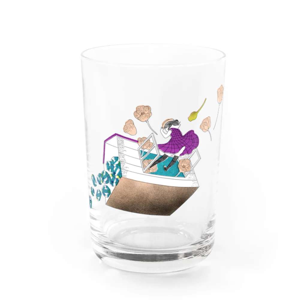 中島悠里 (yuri nakajima)のオズの魔法使い Water Glass :front