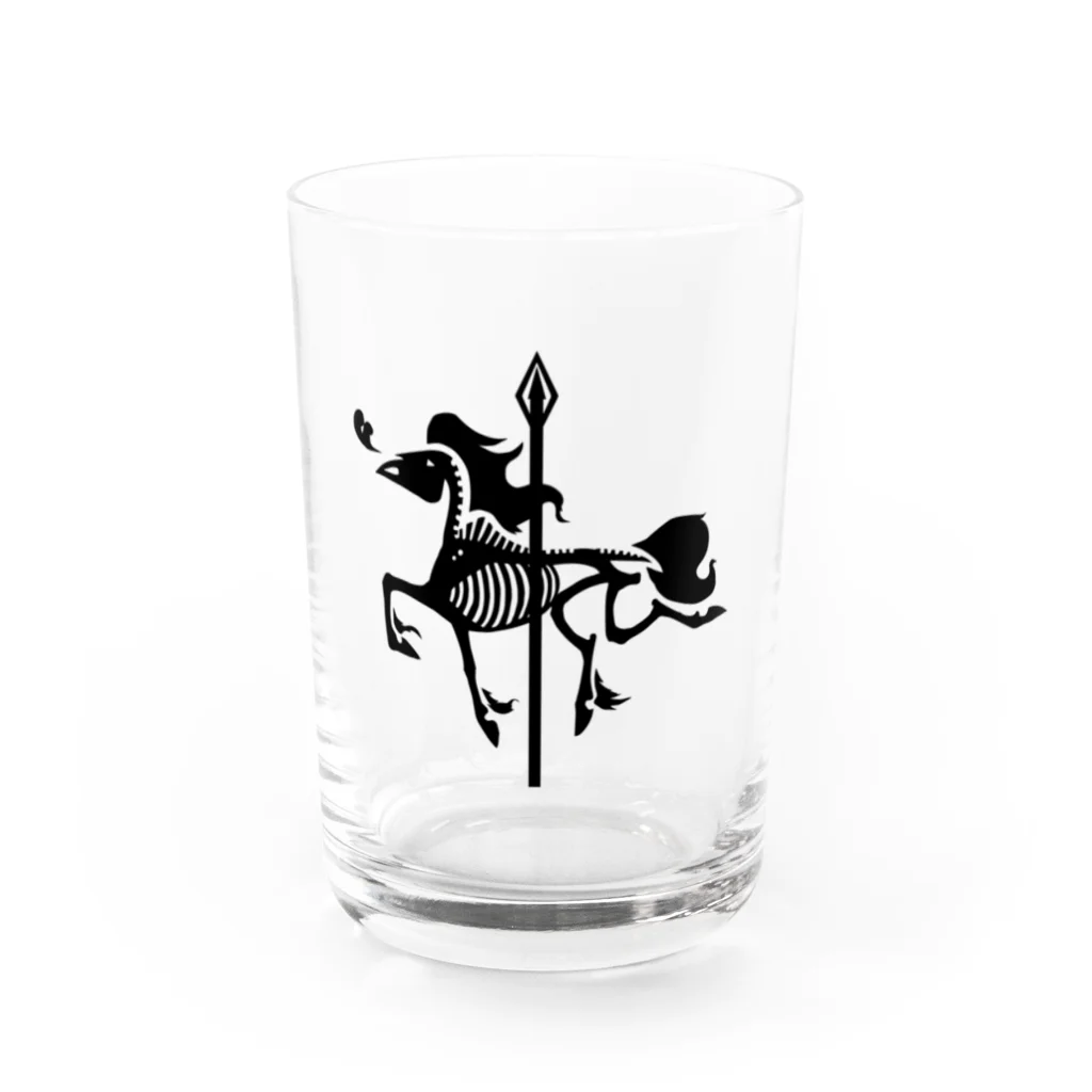 イカサマひでおの荒屋のcry-go-round Water Glass :front