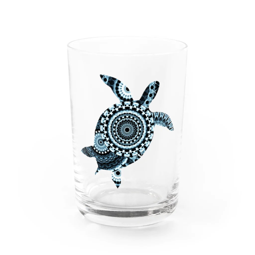 jateeのSea turtle  Water Glass :front