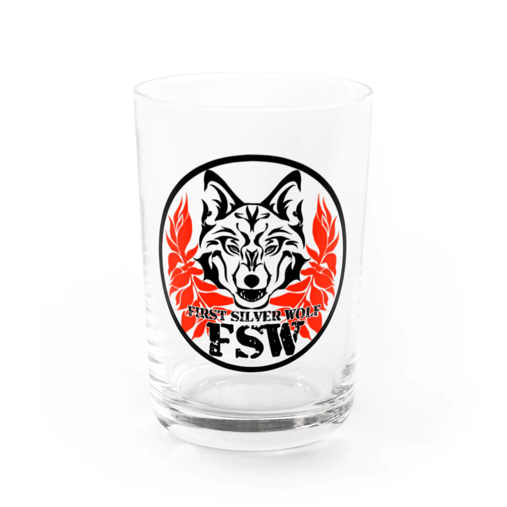 グレサラ・ショップのFSW(赤黒) Water Glass :front