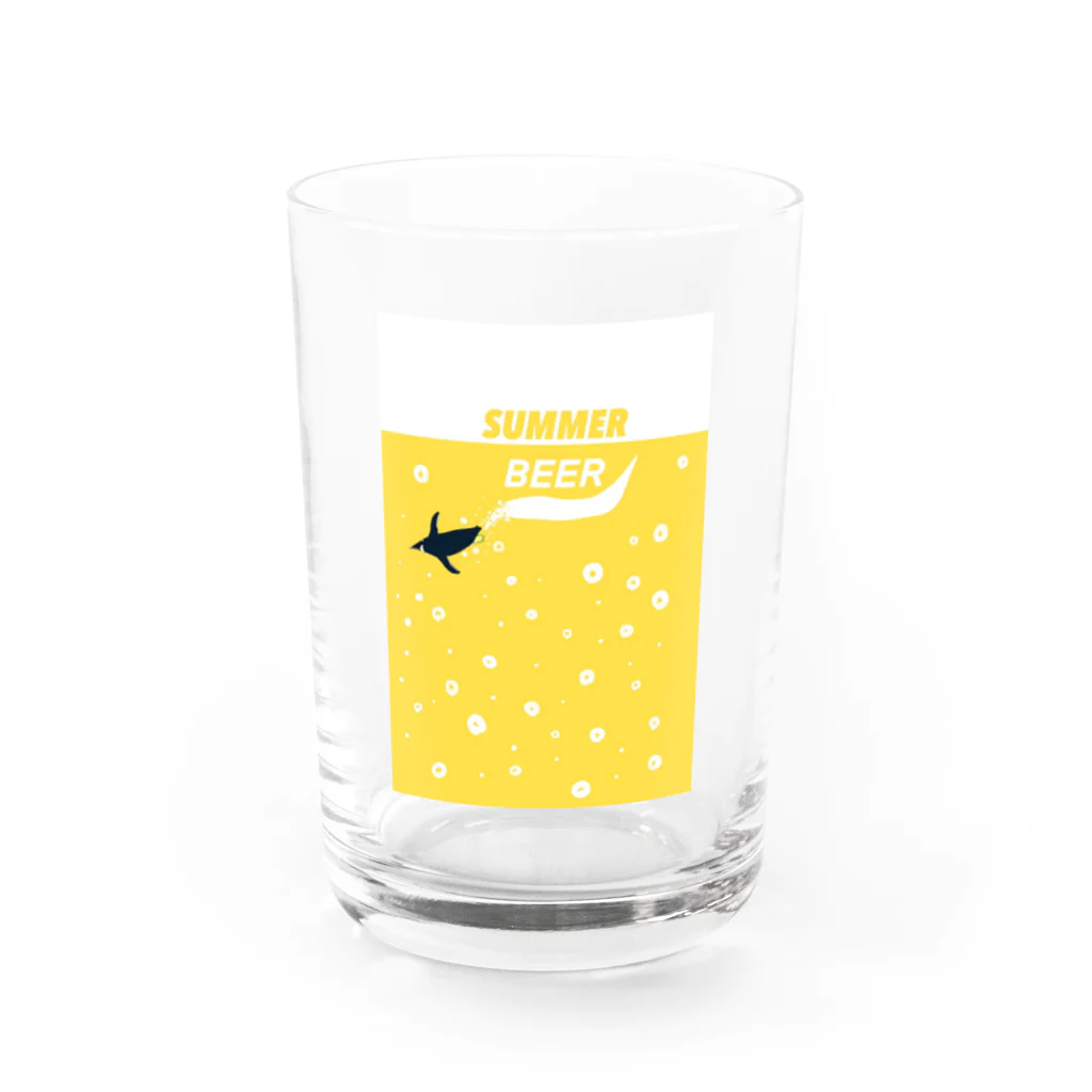 あれんのSUMMER BEER Water Glass :front