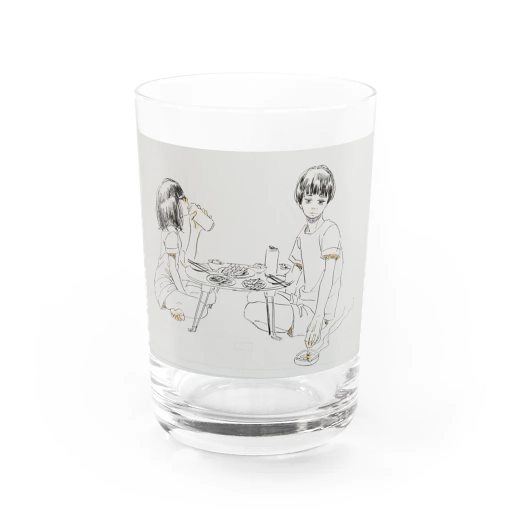 munimuのカップル(食卓) Water Glass :front