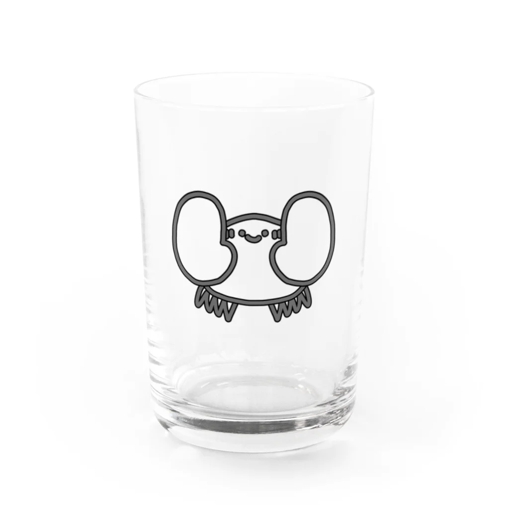 みおのカラッパちゃん（お手上げ） Water Glass :front