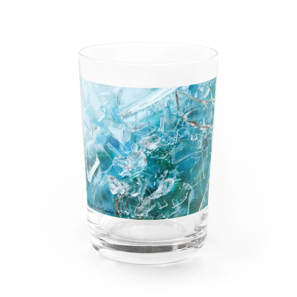 Fuyuka Okinoの流氷さん Water Glass :front