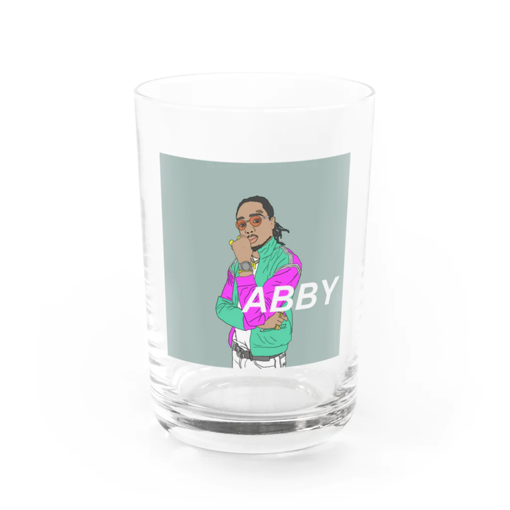 kii_abbyのステッカー グラス前面