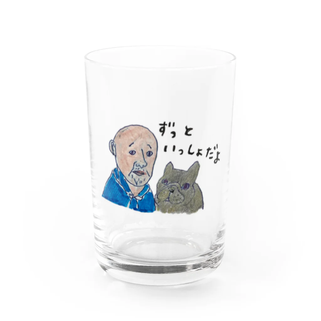 toadのずっといっしょだよ Water Glass :front