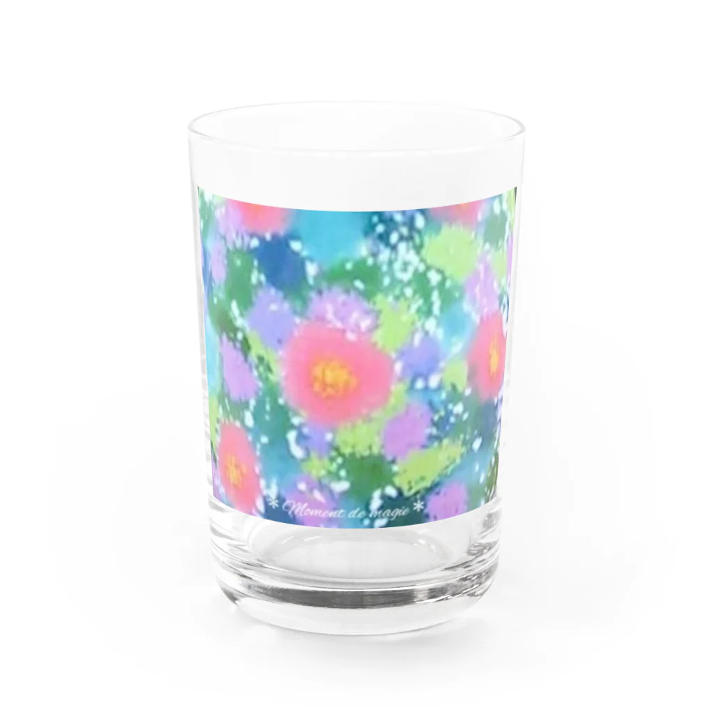 Moment de magieの椿 Water Glass :front