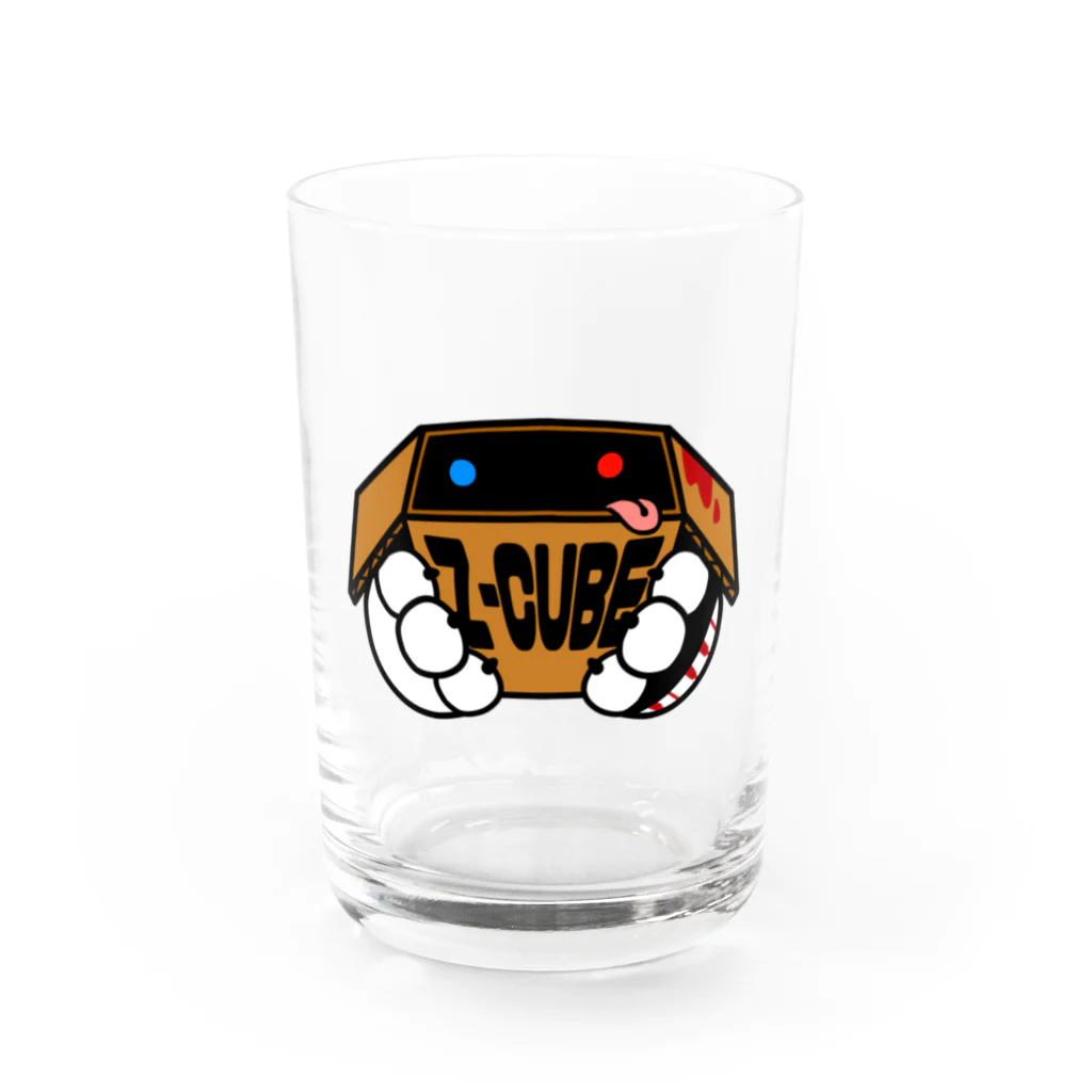 Z-CUBEのZ-CUBEロゴマーク Water Glass :front