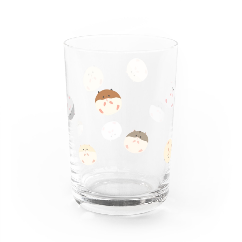 なてぃ子.  ハムスターのころころハムスター Water Glass :front