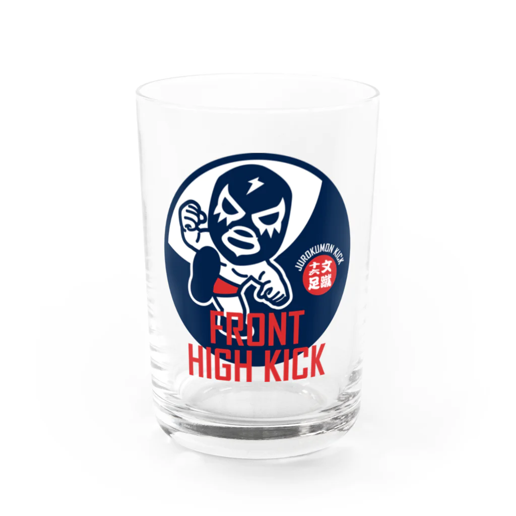 LUCHAのFRONT HIGH KICK Water Glass :front