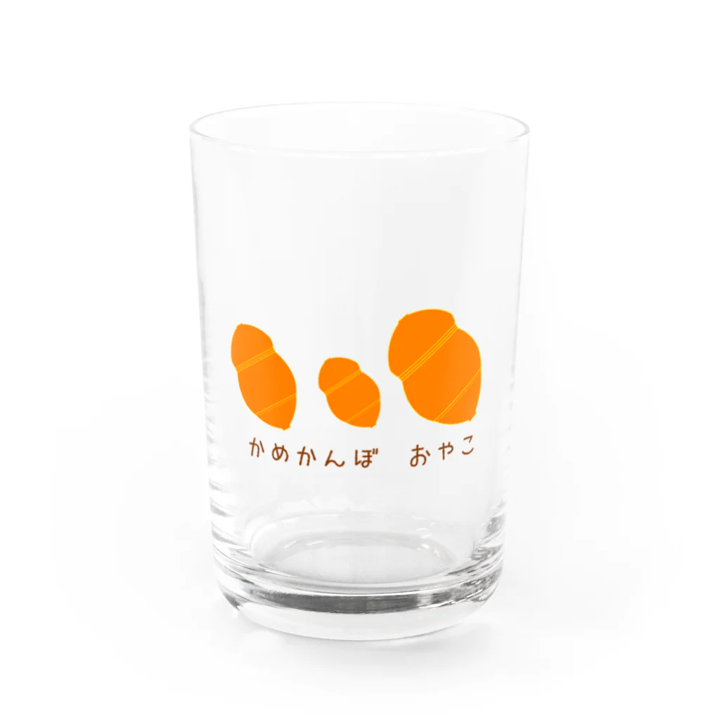 キナッコのかめかんぼおやこ Water Glass :front