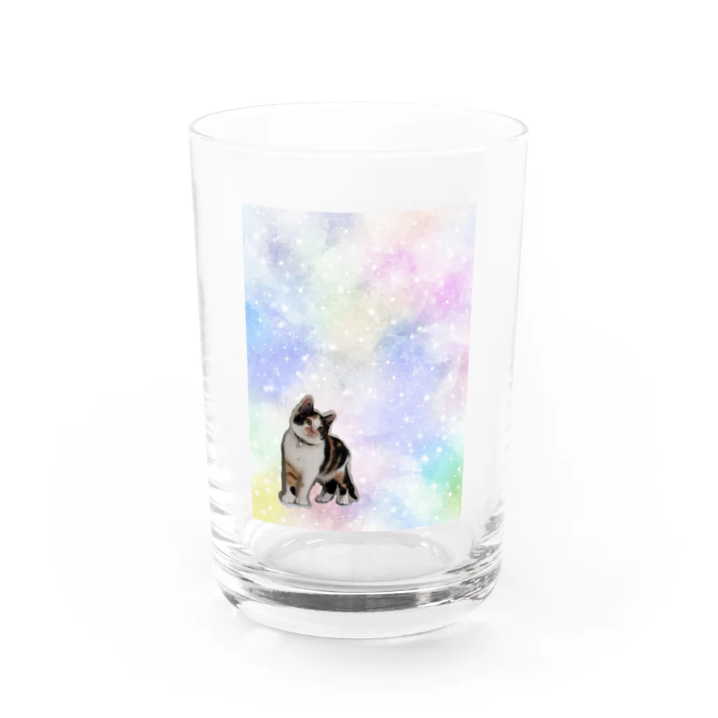 mimi_sanmaのファンシーさんまちゃん Water Glass :front