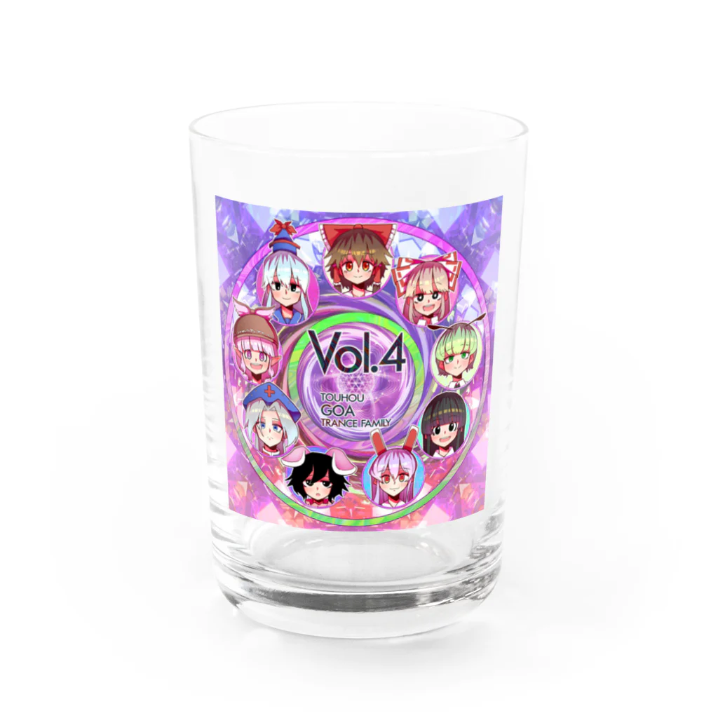 Psy Hedgehog@🌿🦑🍜のTouhou Goa Trance Family Vol.4 発売記念グッズ(文字なし) Water Glass :front