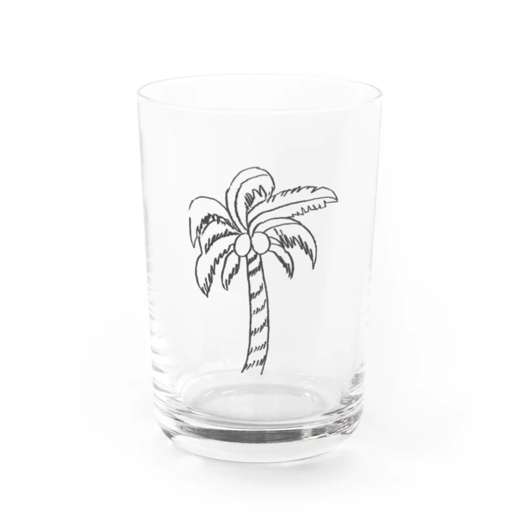 collegamentoのヤシの木 Water Glass :front