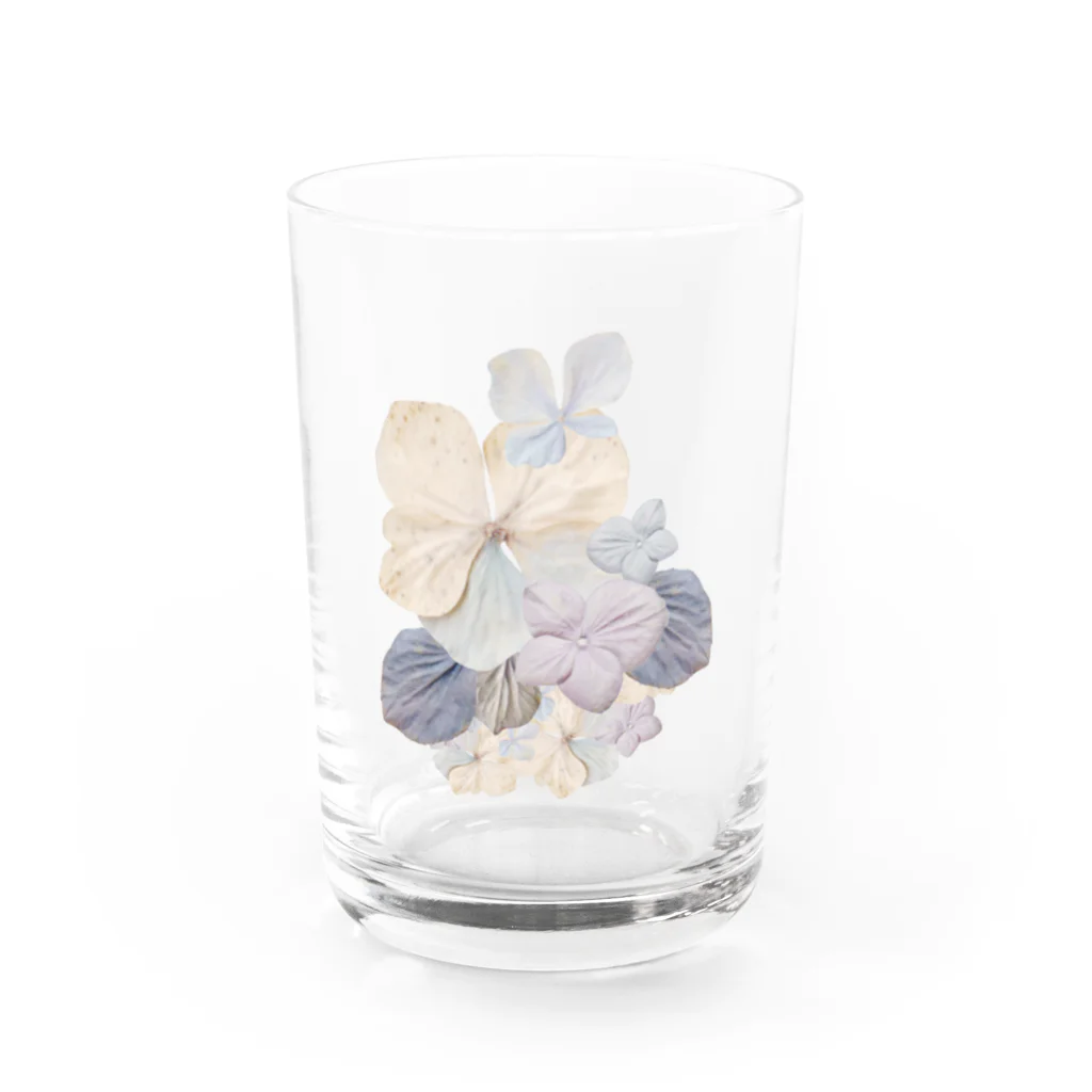 NOISY_TOYのあじさいのおはな Water Glass :front