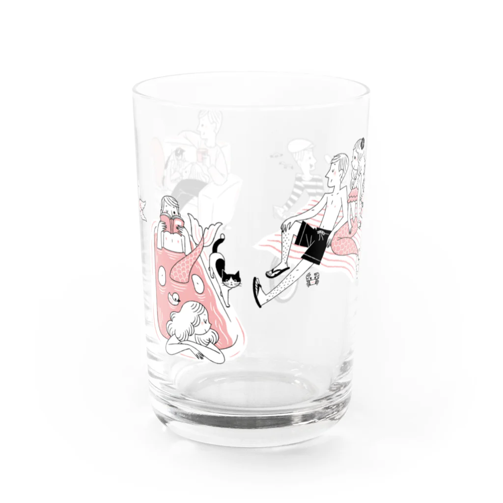 たじまなおとのグッズの人魚の恋 Water Glass :front