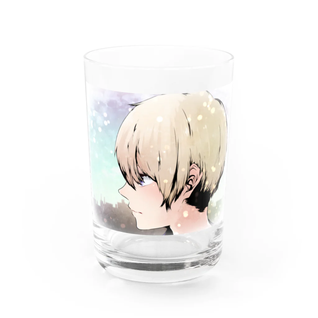 はるの横顔 Water Glass :front