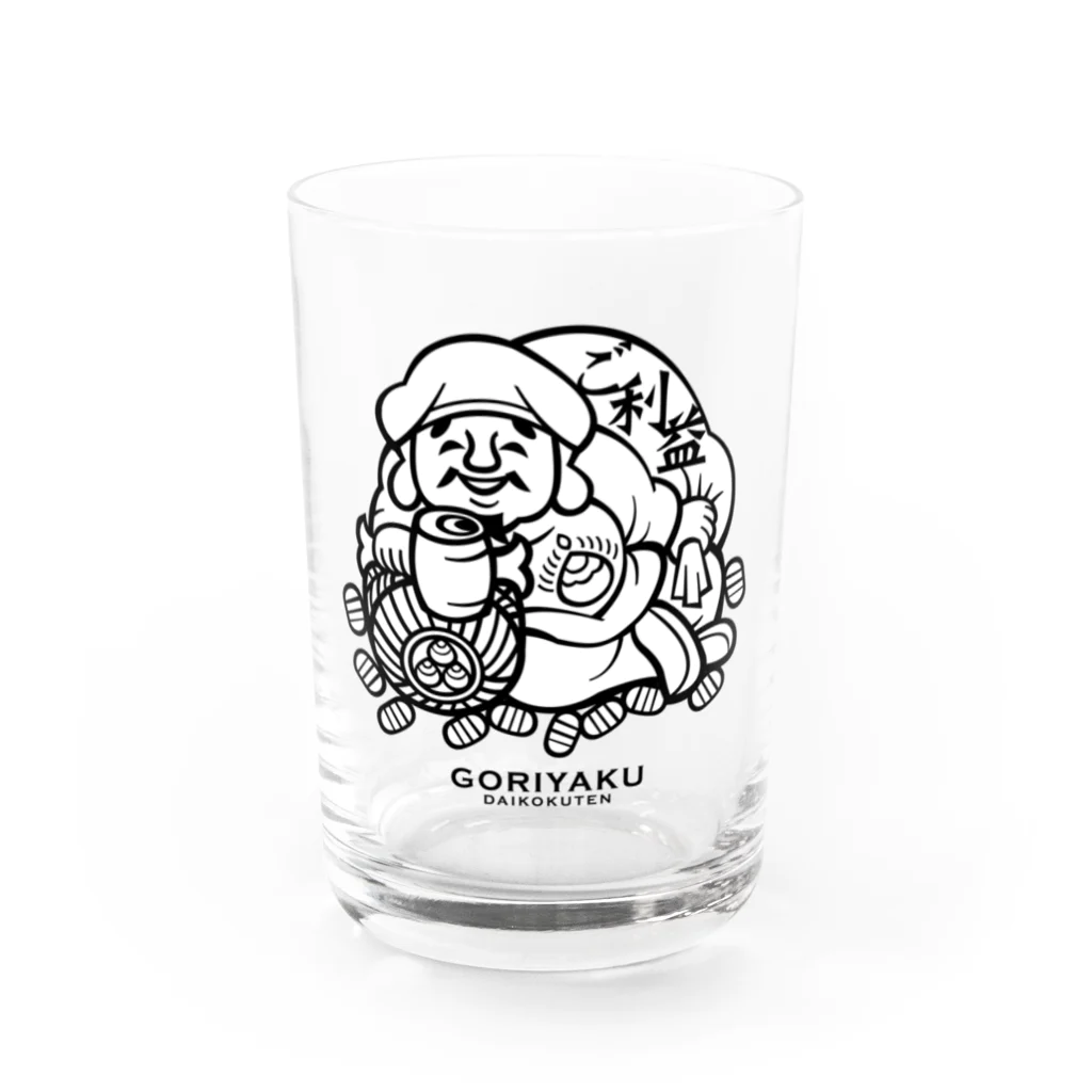 goriyakuのゴリヤクさん Water Glass :front