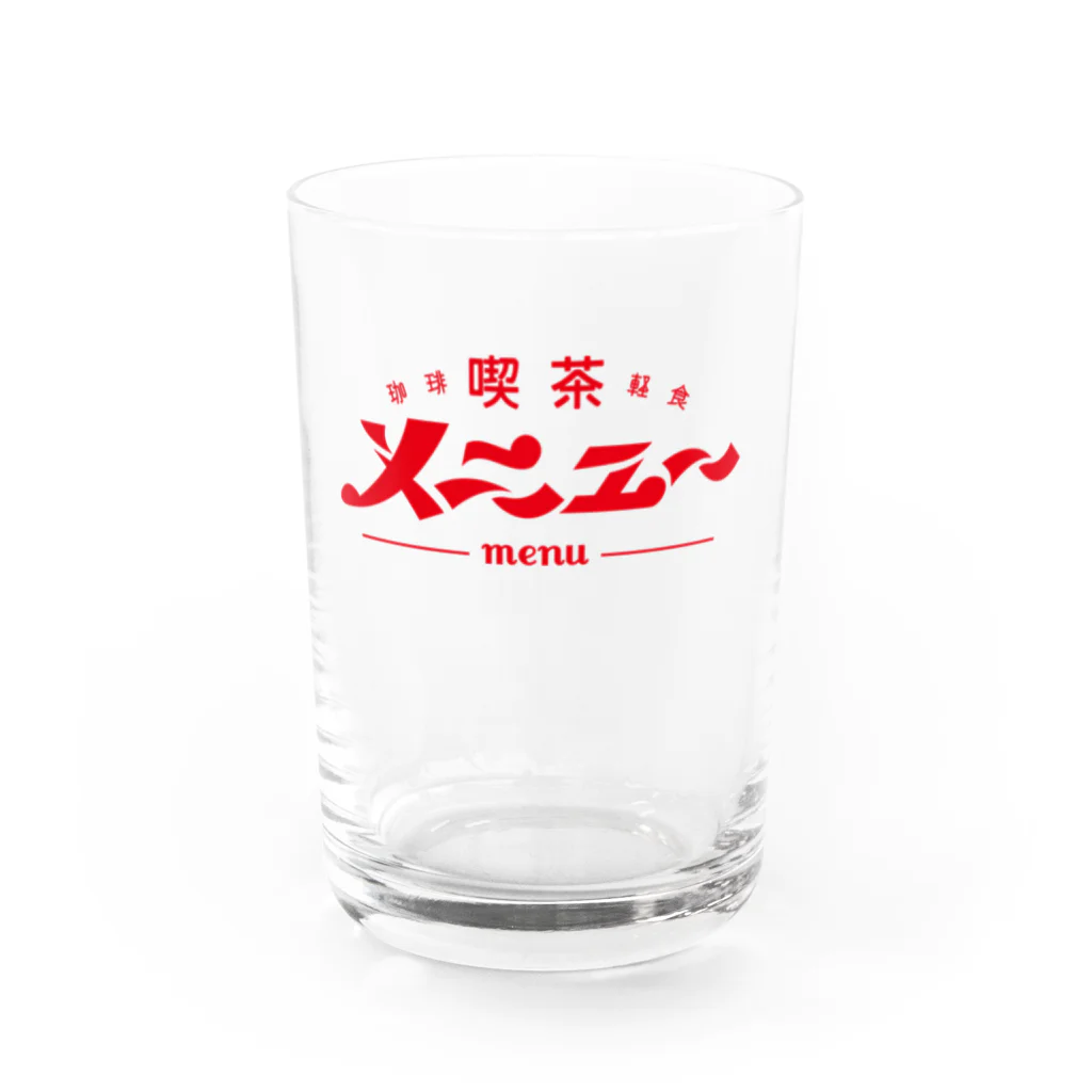 SATONOEの喫茶・メニュー Water Glass :front