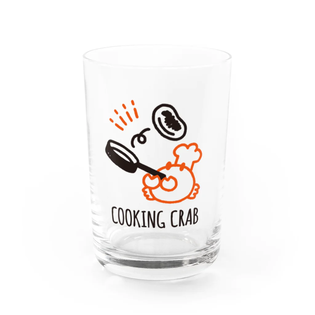 CRAB CLUBのお料理カニさん Water Glass :front