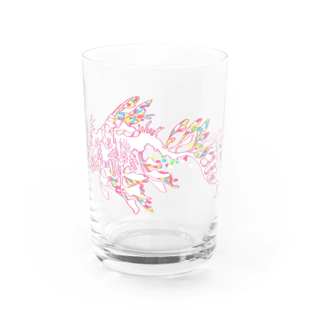 ふぃとんち堂のリーフィーシードラゴン Water Glass :front