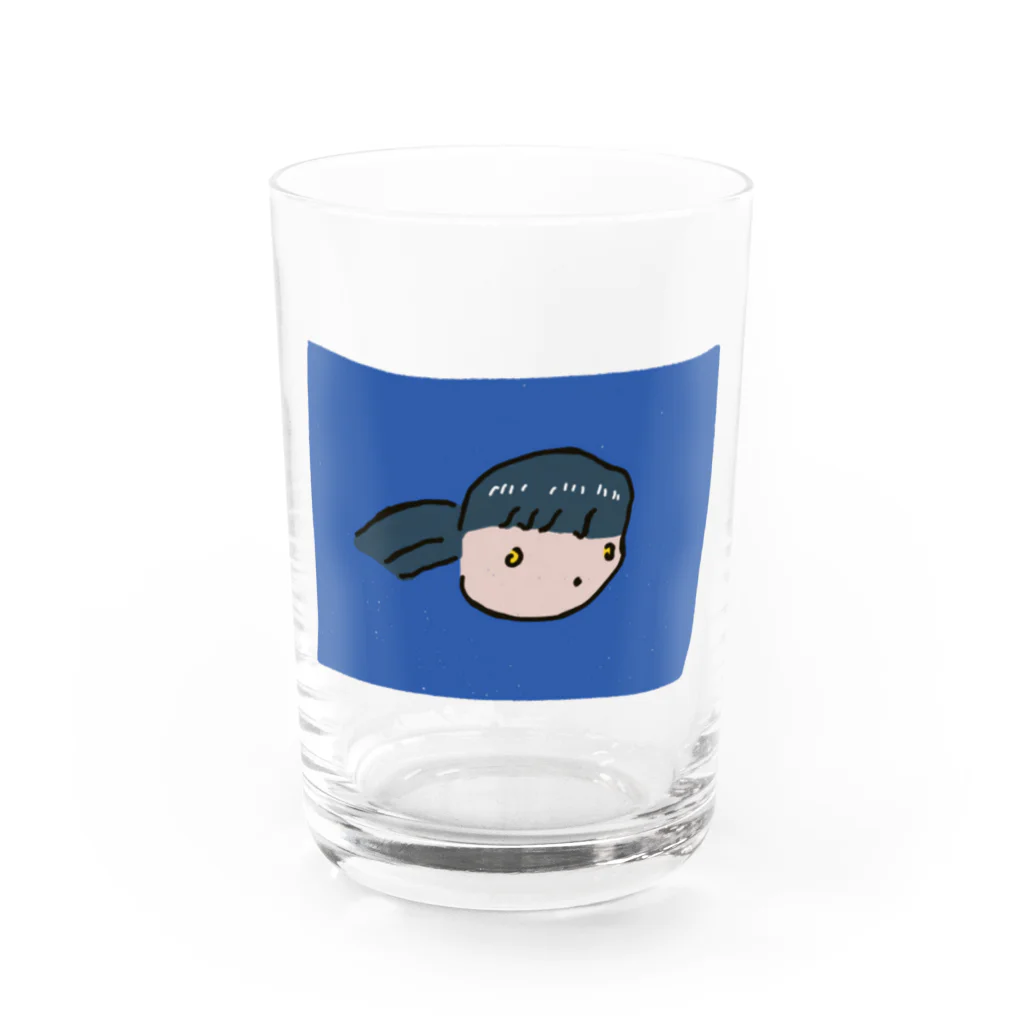 ヒナタカの宇宙ガール Water Glass :front