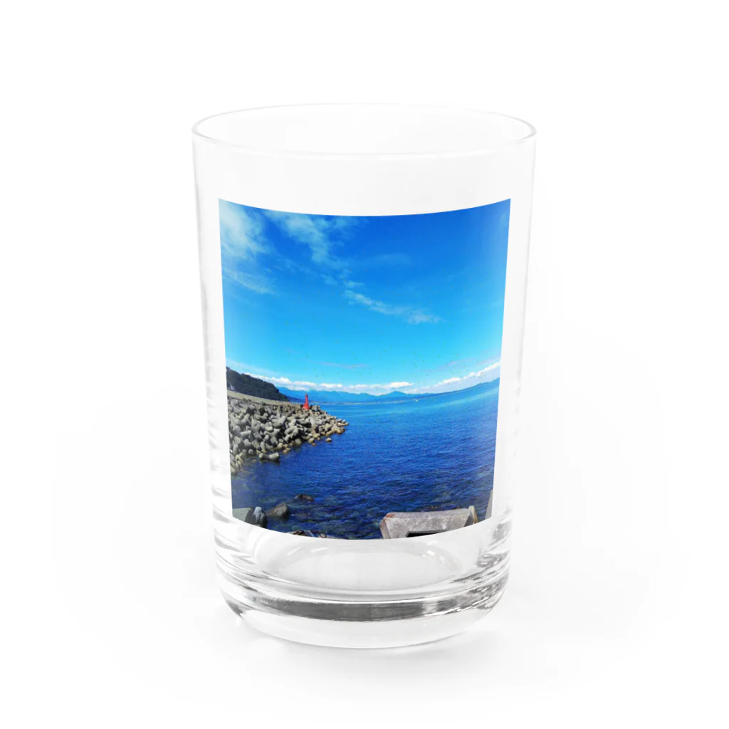 ソ@(o ω n)チタへのうみ Water Glass :front