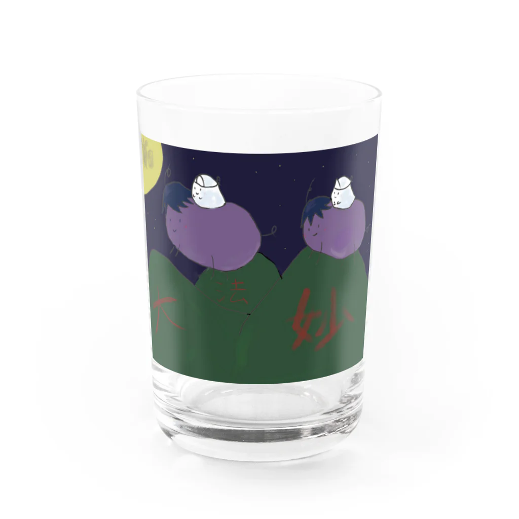 たわしのお盆 Water Glass :front