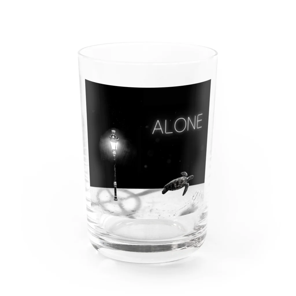 ANOTHER GLASSのALONE グラス前面