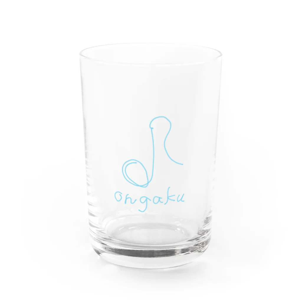 みーこ[ハンドメイド]のongaku Water Glass :front