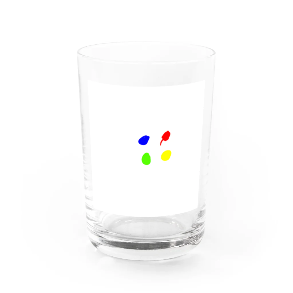 がかがかがか屋のまるまる Water Glass :front