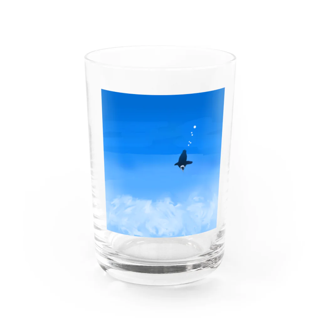 おじょうのふらいぺん。 Water Glass :front