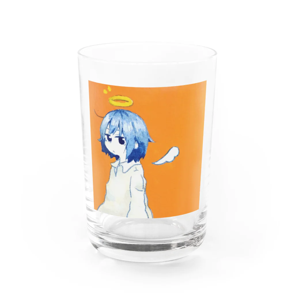 天使の輪のカフカ Water Glass :front