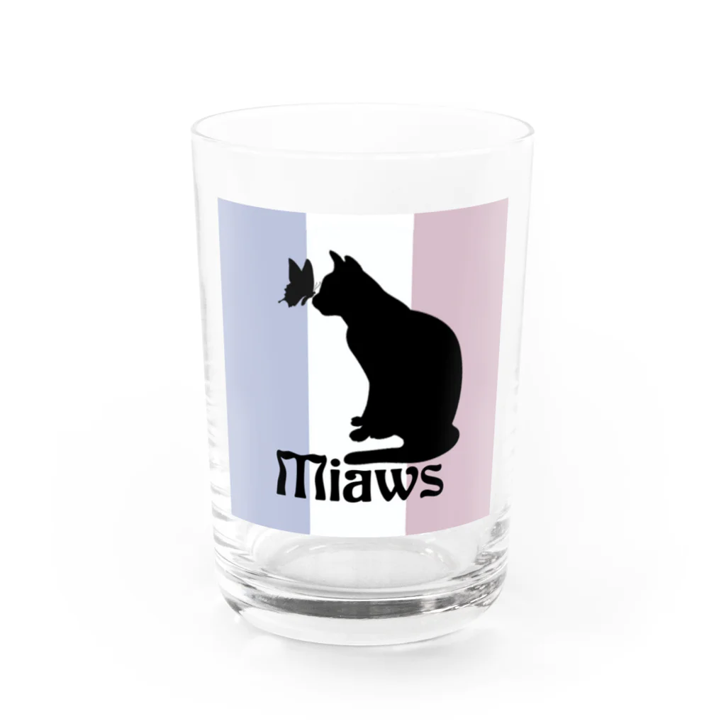 Miaws ShopのMiaws Rogo Water Glass :front
