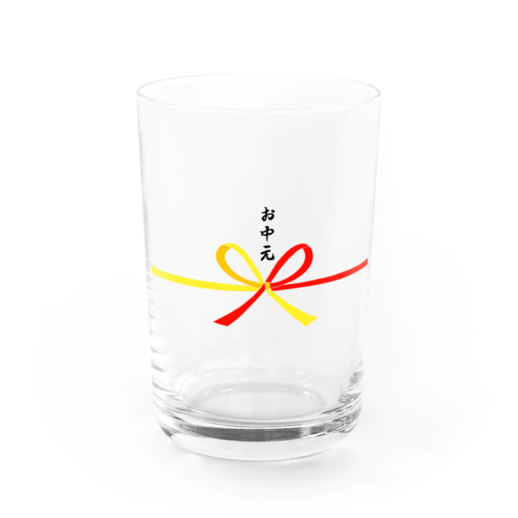 おもしろ文房具屋さんのお中元です！（カラー） Water Glass :front