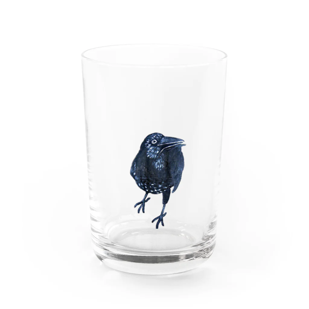 suzuejyaのカラスん Water Glass :front