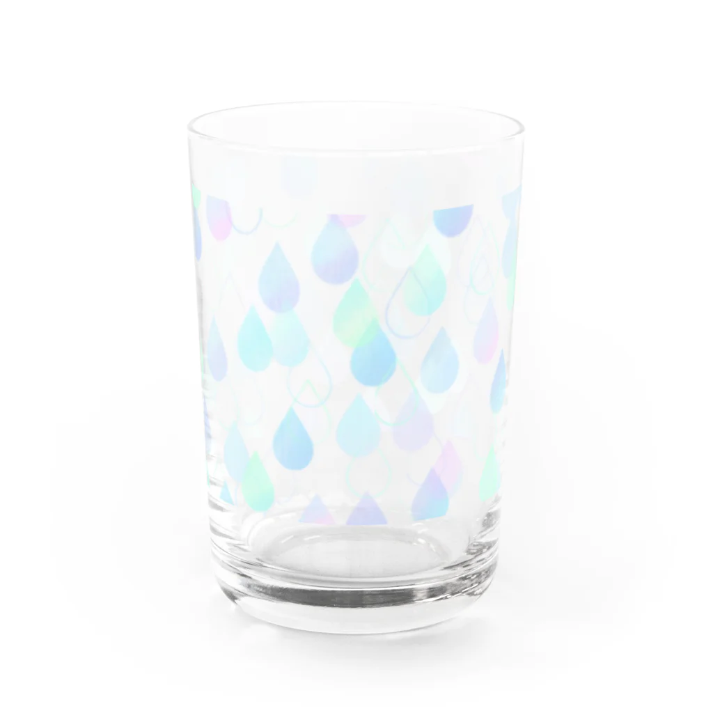 himetykaの雨降る晴れた日 Water Glass :front