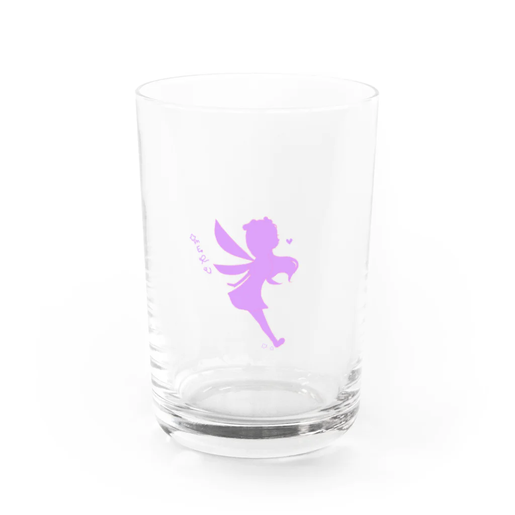 星野める🌟新星Vtuberのシルエット妖精 Water Glass :front