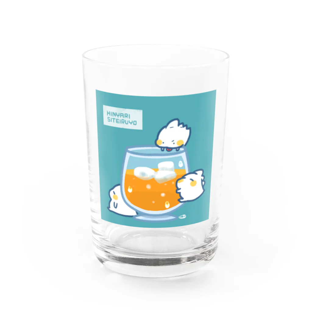 MTTR_SHOPのひんやりしているまっちろ Water Glass :front