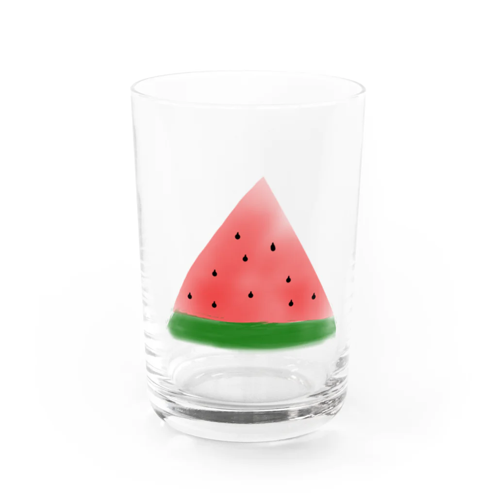 そらいろペンギンの夏のスイカ Water Glass :front