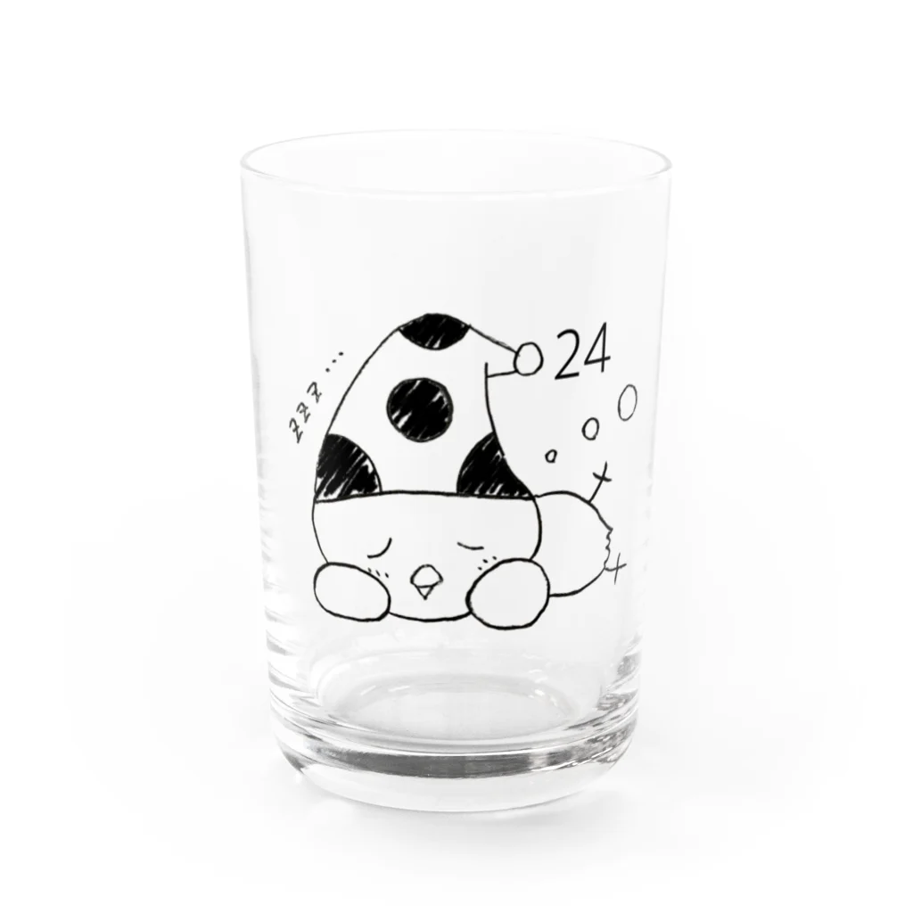 親ばかのいっしょにお昼寝しよ？ Water Glass :front