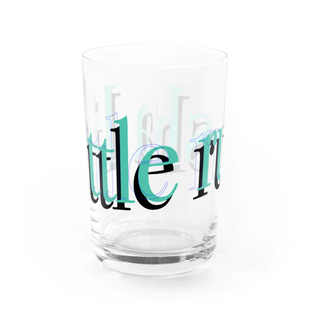 alittlerushのちょっと焦ってる Water Glass :front