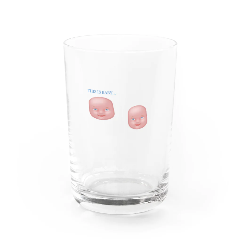 many chickensのBABY Water Glass :front