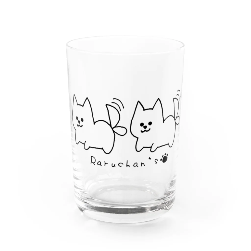 SOD女子社員　吉岡明日海公式グッズのラルちゃんグラス Water Glass :front