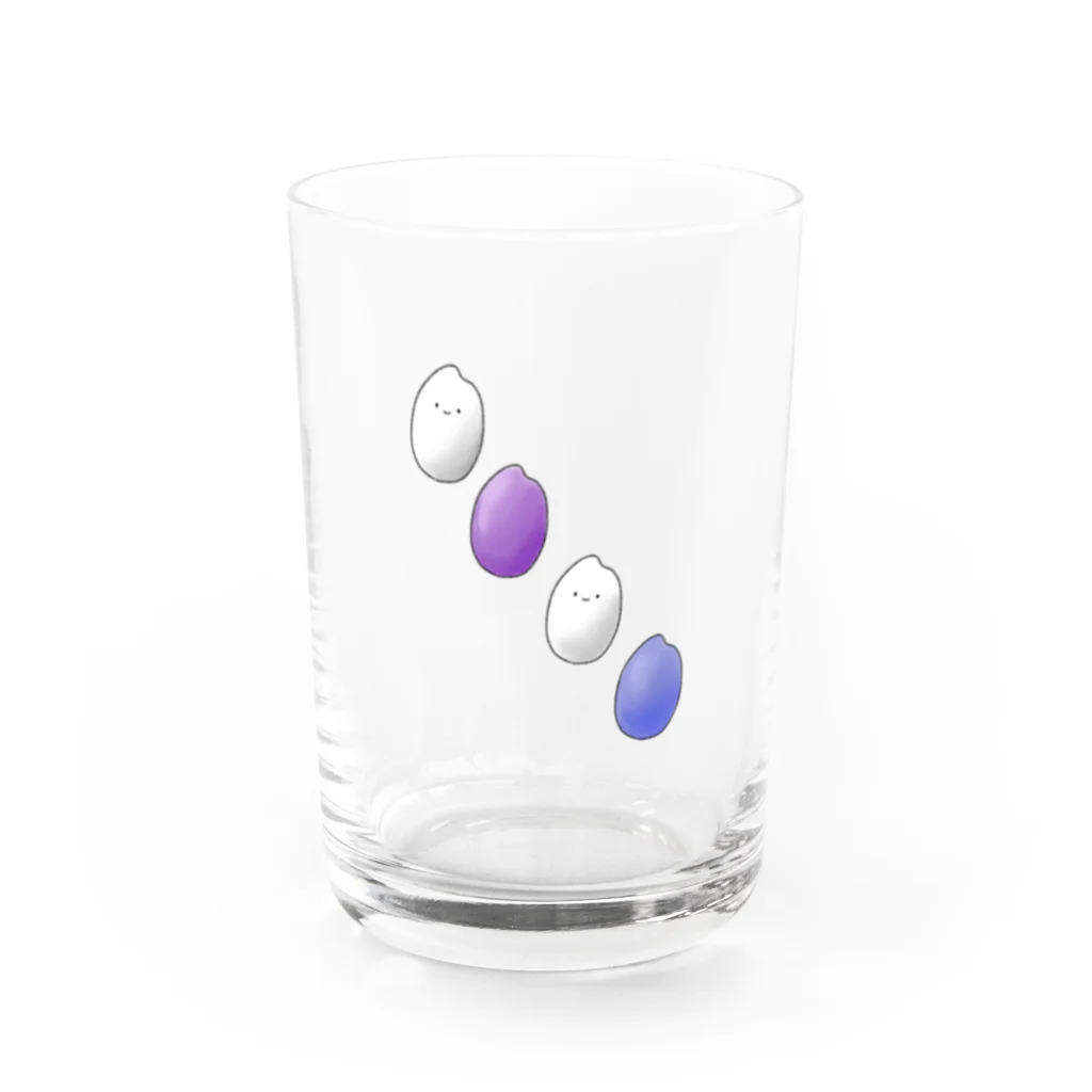 まの浮遊らいすちゃん Water Glass :front