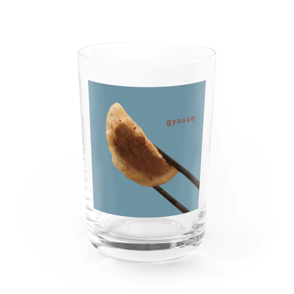 ユの餃子　gyouza Water Glass :front