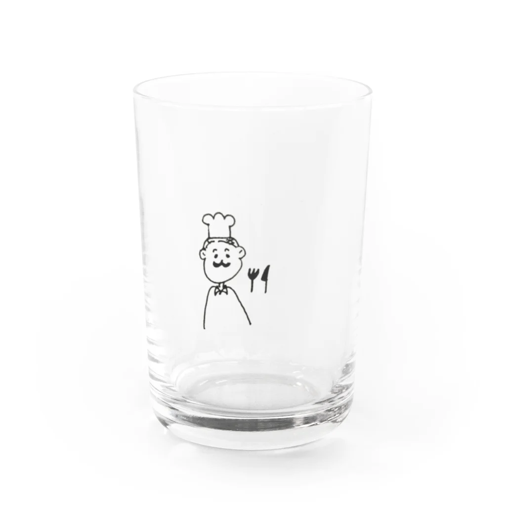 🥺のゆるゆるコック Water Glass :front