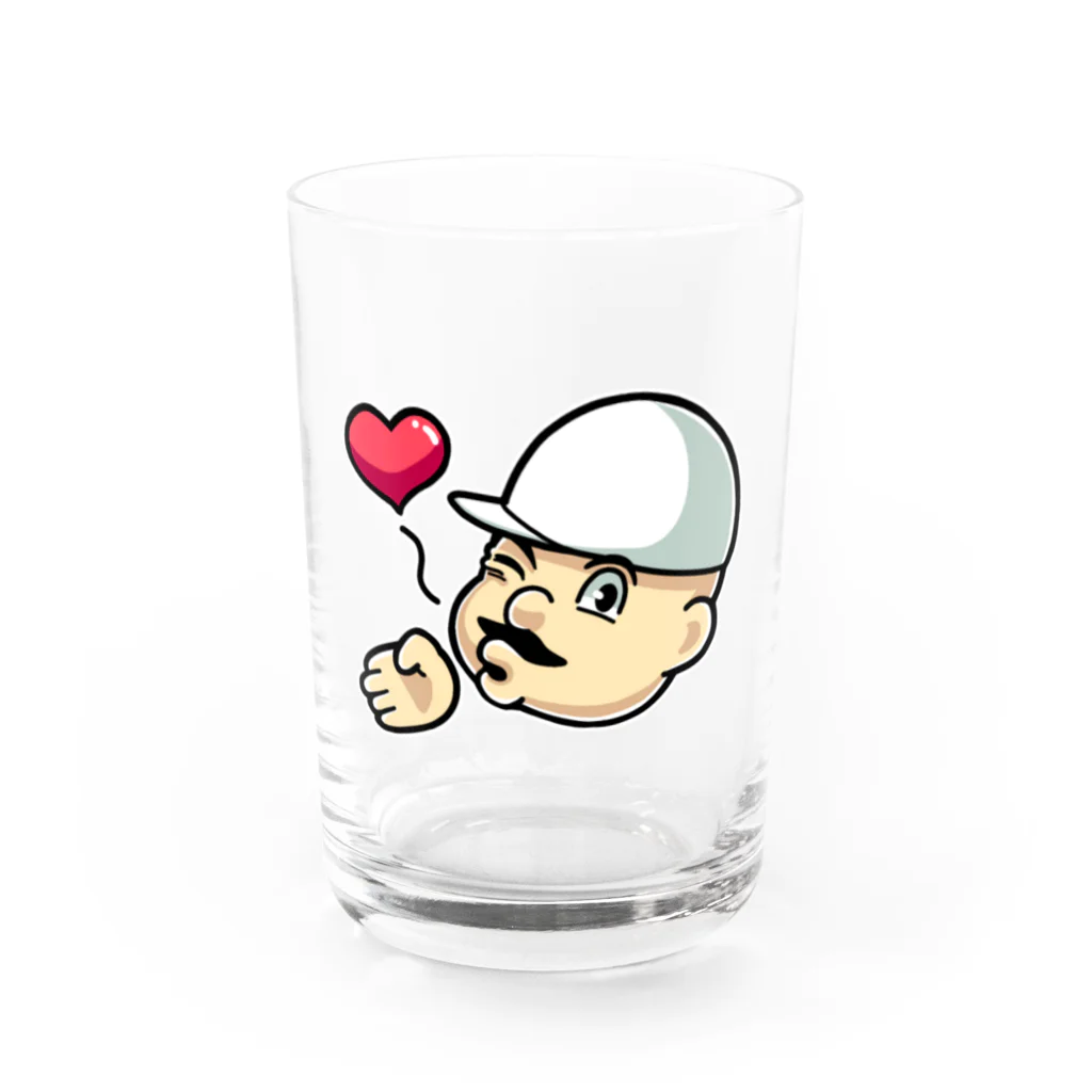 🇪🇪トロオドン🇪🇪のキス顔トロオドン Water Glass :front