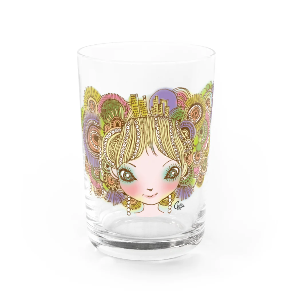 Chick ChieckのFlower-2 Water Glass :front